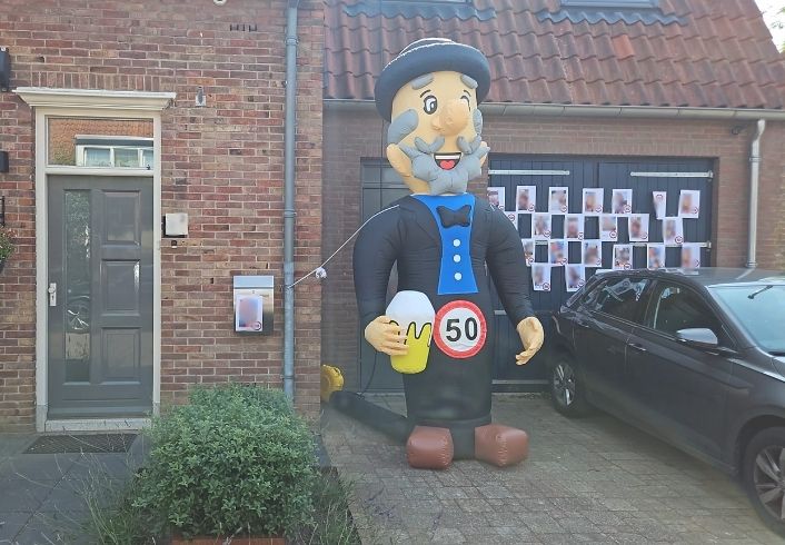 Abraham pop | 50 jaar | Luchtkussen Huren