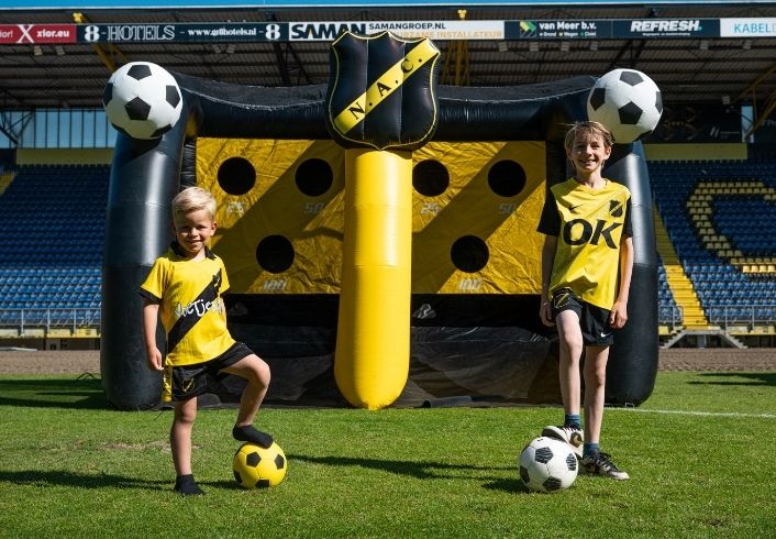 NAC Punten duel XL | Luchtkussen Huren