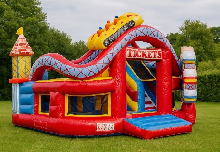 Funcity Rollercoaster | Springkussen Huren