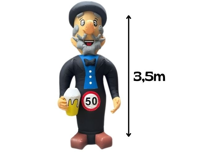 Abraham pop | 50 jaar | Luchtkussen Huren